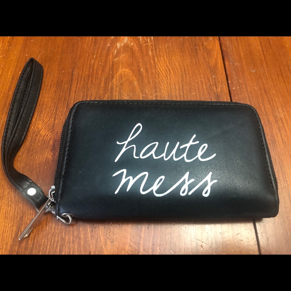 Haute Mess wristlet/wallet